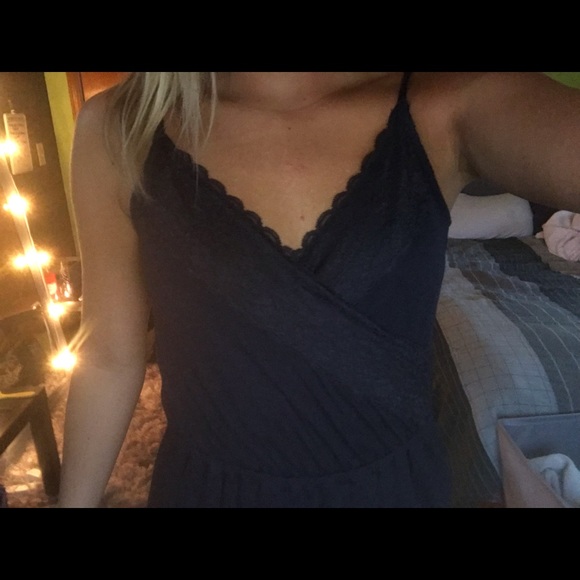 Hollister Navy Sleep Romper - Picture 3 of 3